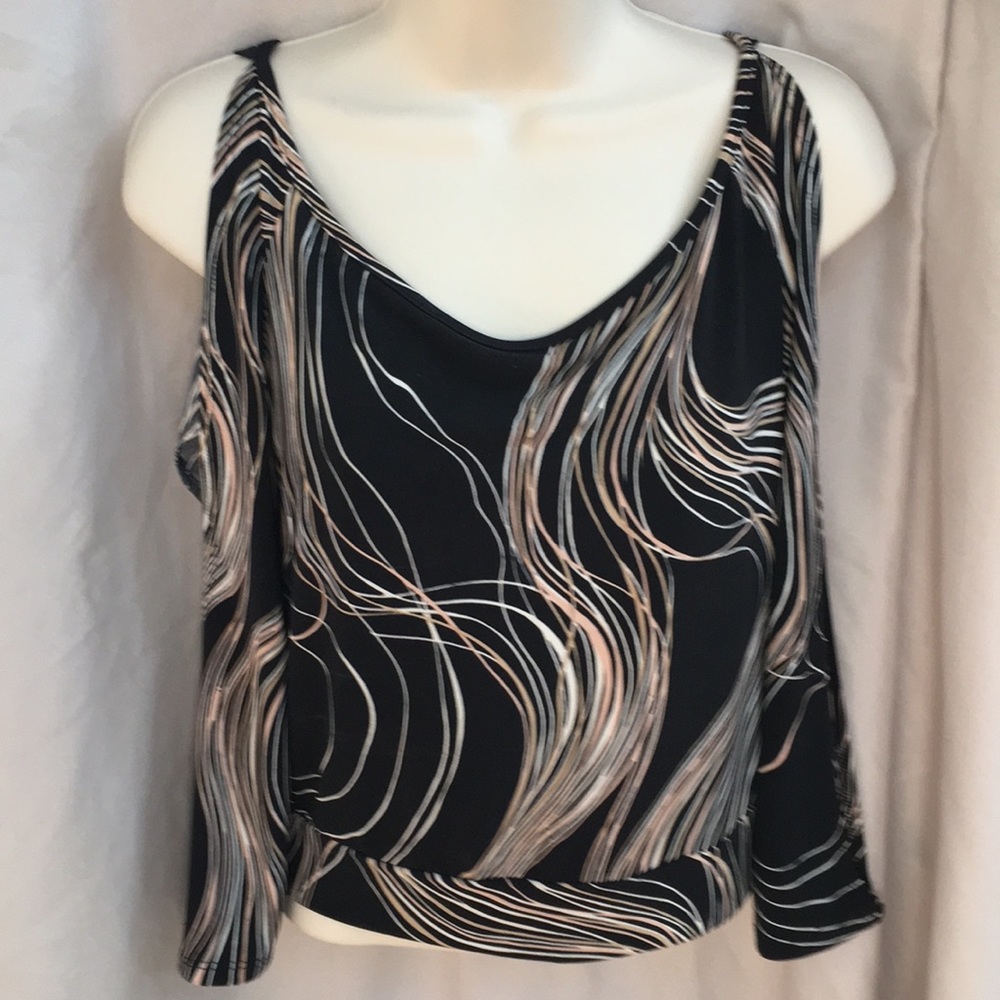 Sleek silky cut out blouse!by XI